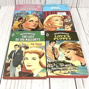 Vintage Harlequin Romance Novels Lot of 4 Books